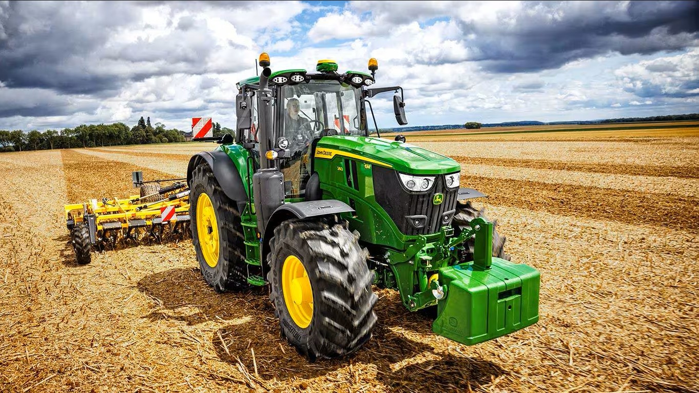 Sejací stroj na poli