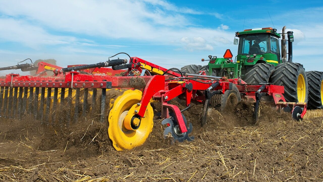 Kombajn počas zberu